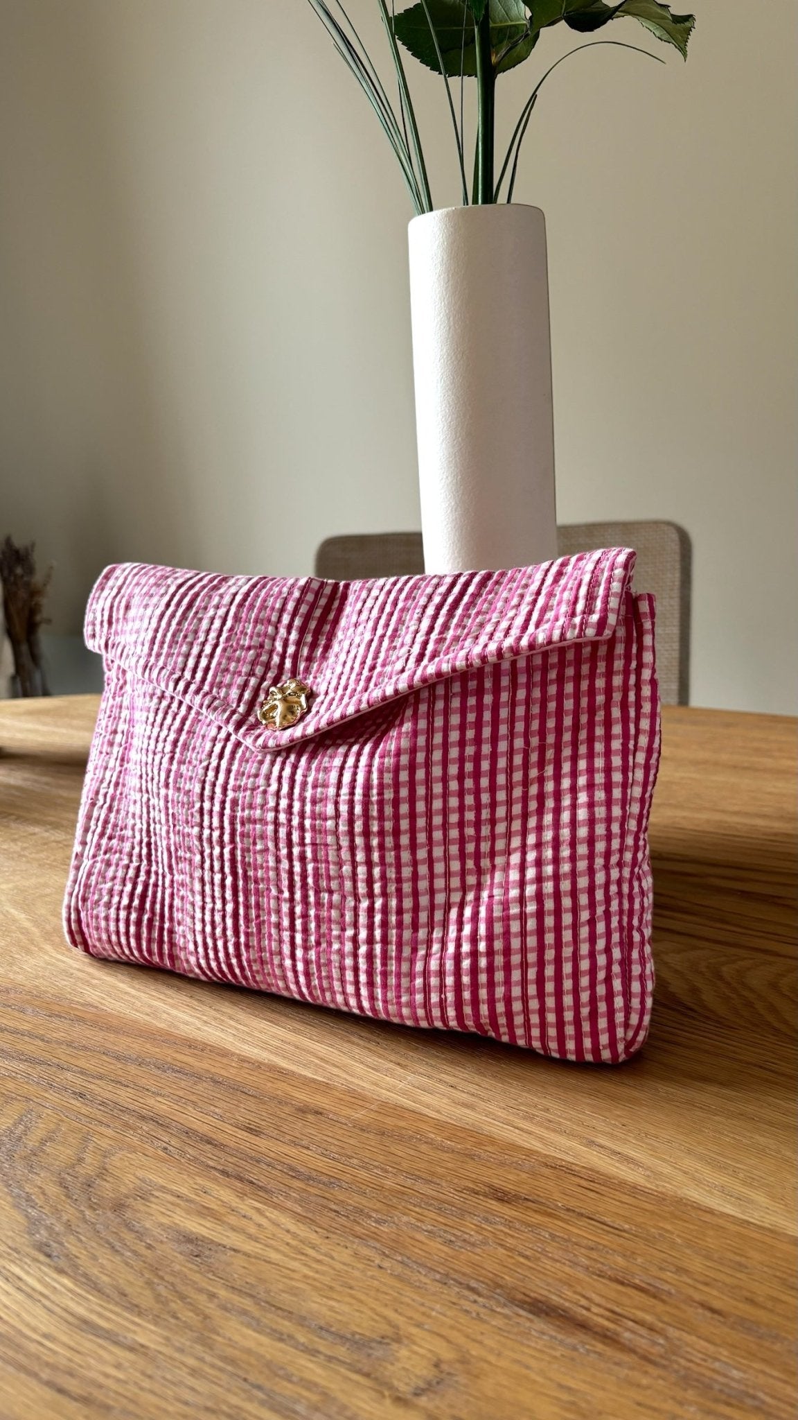 La pochette - vichy rose - MAB